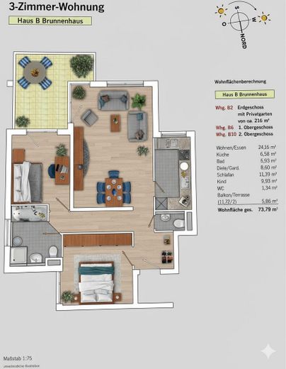 Grundriss(GästeWC = Abstellk.)