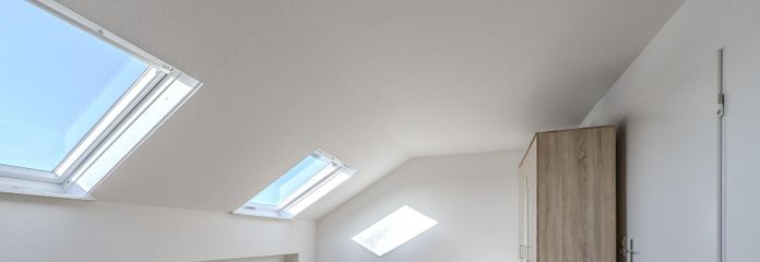 Wohnraum mit Dachfenster