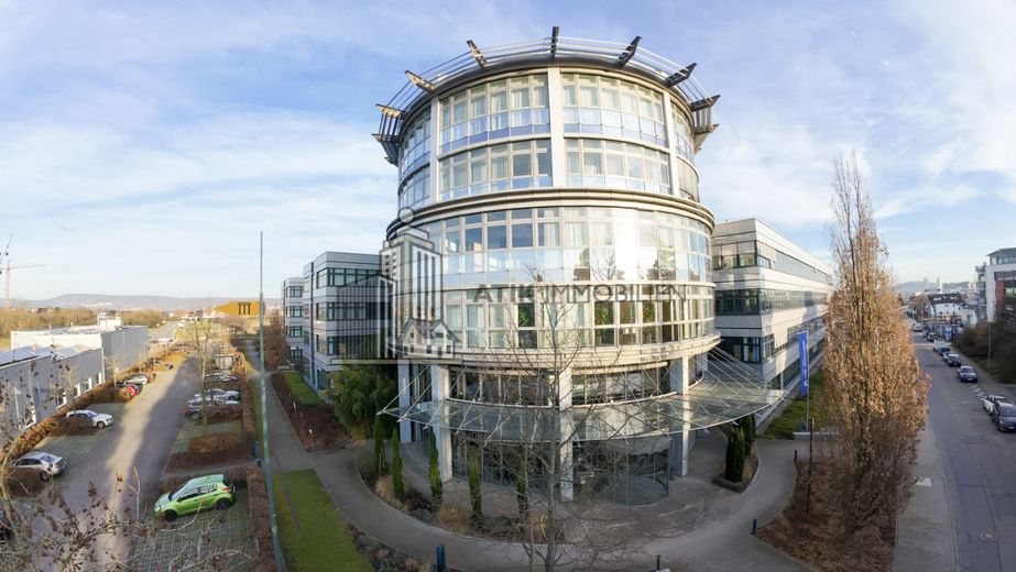 ATIK: Repräsentative Einzelhandelsfläche im begehrten Partner-Port Walldorf – Drohnenaufnahme