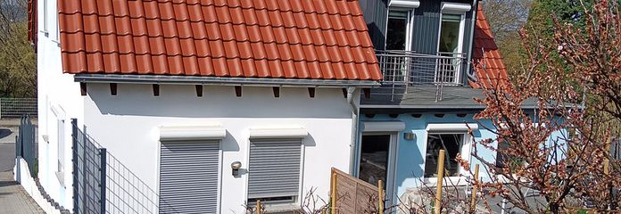 Rückansicht des Anbaus mit Ap.