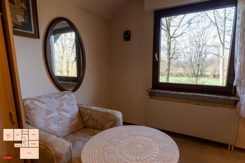Ideales Haus für Familie mit 2–4 Kinder in sehr ruhiger Traumlage und viel Platz in Bühl-Weitenung – Schlafzimmer 1 OG