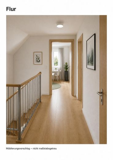 Grundsolides sonniges ruhiges (Sackgasse) Eckhaus mit viel Platz und Umlaufgarten – Diele Vorschlag