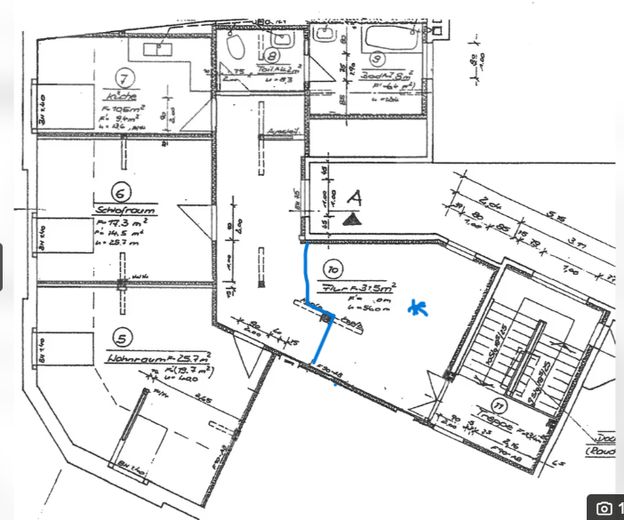 ab sofort: Gemütliche 2-Zimmer-Wohnung in Stadtmitte Stadtroda´s – Grundriss-korr