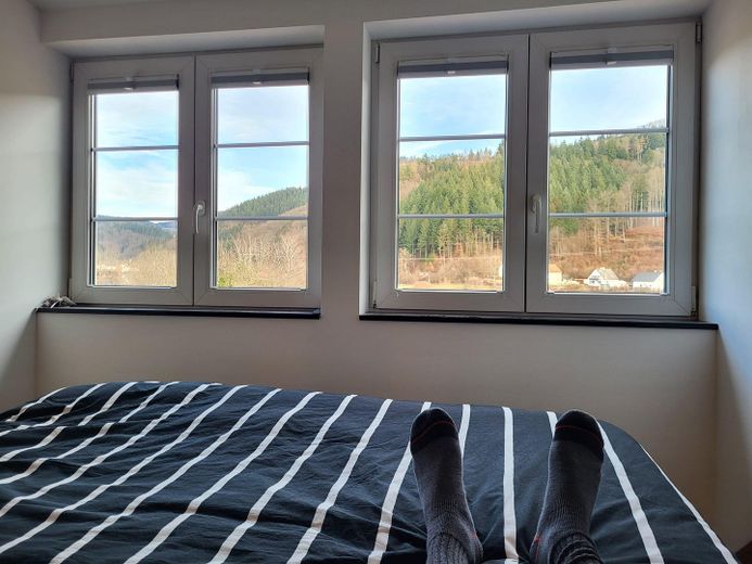 Aussicht aus Schlafzimmer