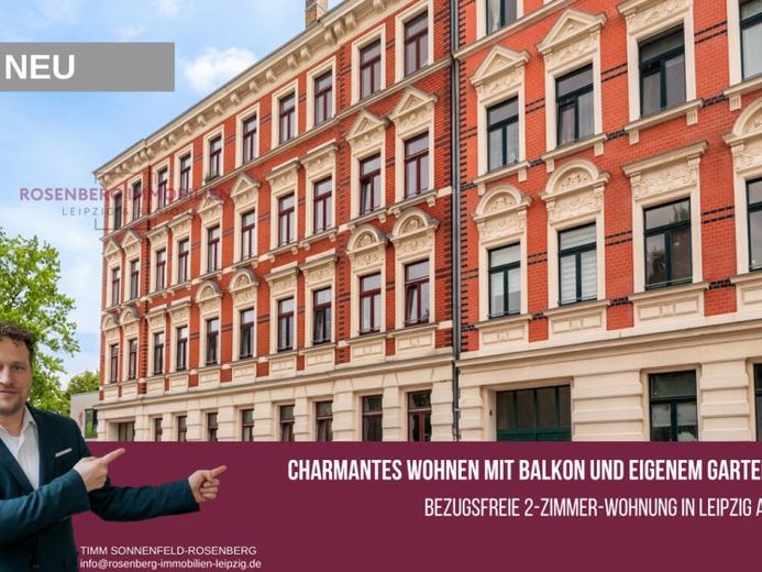 *BEZUGSFREI* Denkmalgeschützte 2-Zimmer Wohnung in Leipzig Alt-West – Foto 1