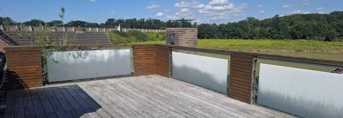 Maisonette-Wohnung, 5ZK2B, Balkon + Dachterrasse, ruhige Wohnlage von Bielefeld-Senne – Dachterrasse