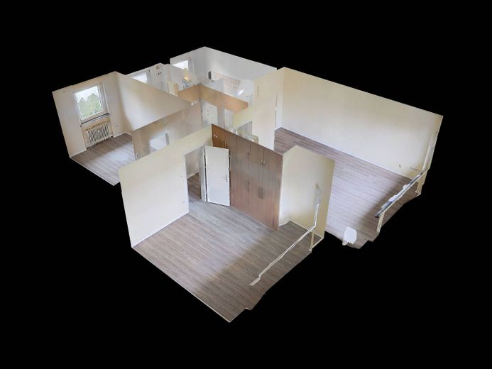 La vostra nuova casa: accogliente appartamento di 3 locali con BALCONE e molto comfort – 3D-Ansicht Grundriss