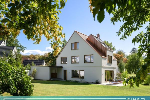 Architektenhaus in Seenähe und Waldrandlage