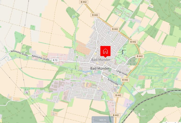 Großes Stadt-Haus im Zentrum von Bad Münder Hausverkauf – Lageplan 