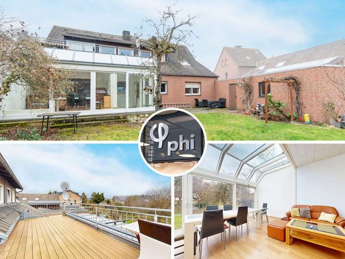 PHI AACHEN - Charmantes Zweifamilienhaus mit beheiztem Wintergarten und großem Garten in Euskirchen! – Foto 1