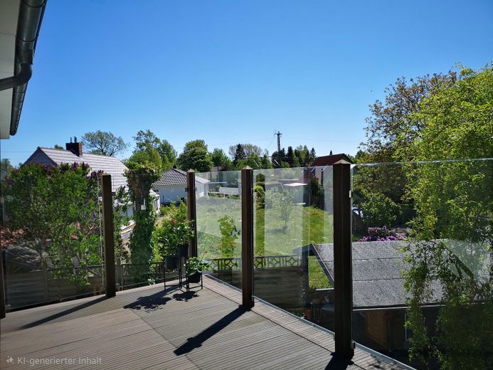 [SENZA PROVVIGIONE]   Architettura studiata sull'acqua: La casa delle possibilità a Lietzow (Rügen) – Terrasse OG, Weitblick