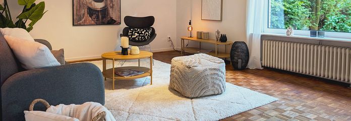 Quand le calme rencontre la proximité - Maison individuelle avec jardin à Neu Hagen - sans commission – Wohnzimmer im Erdgeschoss