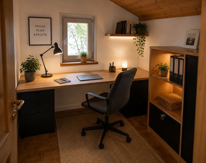 Einfamilienhaus mit 1.600 qm großem Grundstück; Privatverkauf - faires Angebot willkommen – Büro