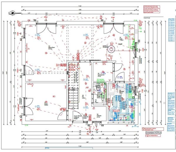 Grundriss EG mit Technikplan