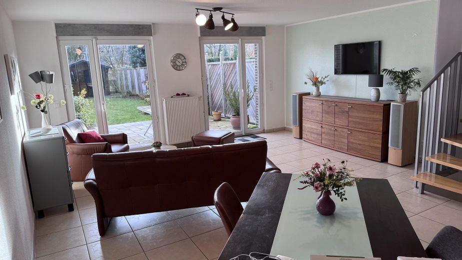 Wohnzimmer Blick Garten