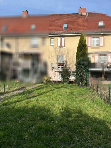 Reihenmittelhaus mit Altbaucharakter und Garten in LU-Mundenheim – Rückansicht 