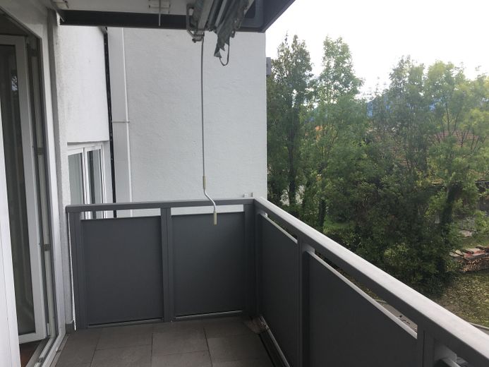 Balkon Blick nach links