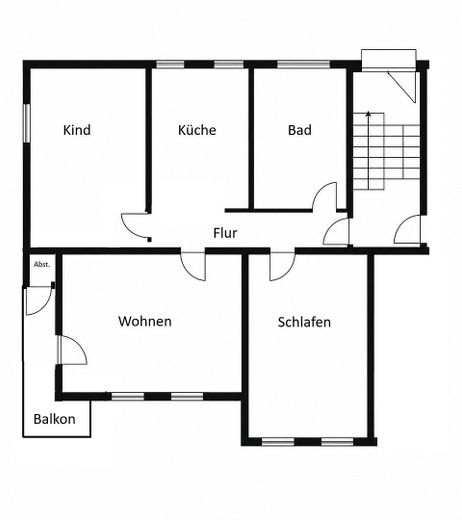 Exklusives 3 / 4 Zimmer Eigentumswohnung mit Balkon – Foto 15