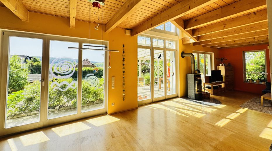 Fensterfront Ess.- und Wohnzim
