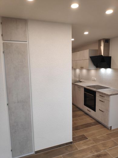 Appartamento al piano rialzato a Neuhausen, 3 1/2 locali, completamente ristrutturato, cucina componibile, Internet 1 Gb/s, 800 m fino alla S-Bahn – Foto 11