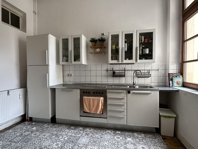 2 ZW Altbau denkmalgeschützt, Mannheim Quadrate – Wohnküche