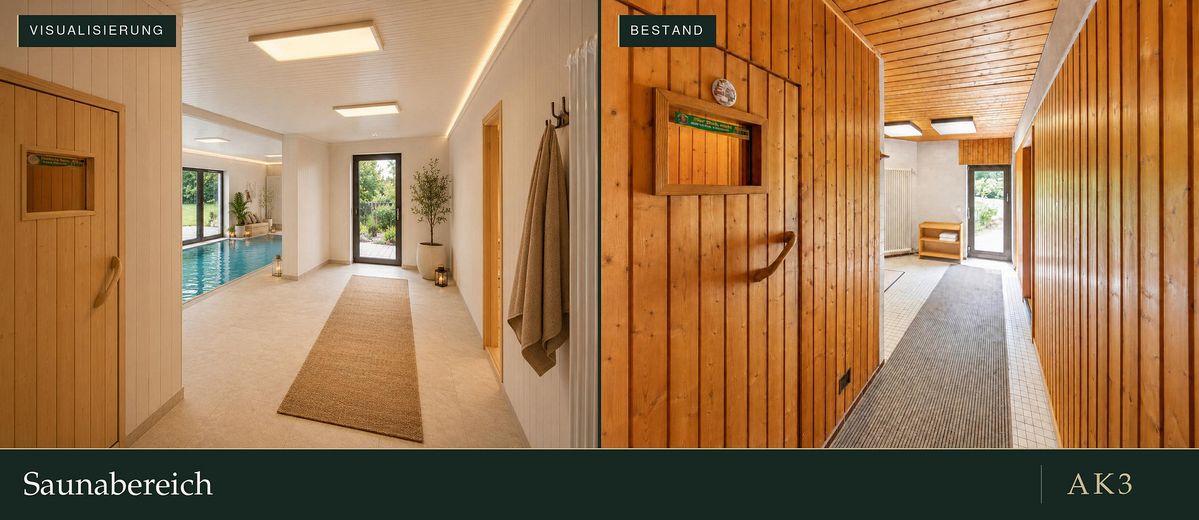 Casa de arquitecto con galería en una parcela de 1.294 m² – Sauna / Wellness
