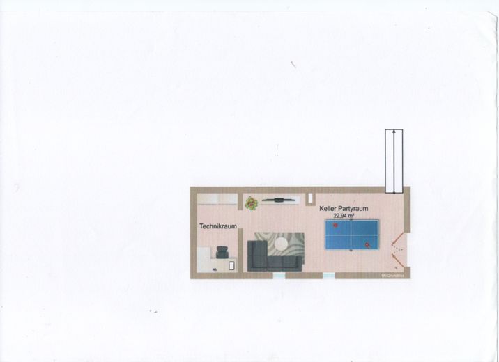Historisches Stadthaus mit Gartenidylle und separater Ferien-Wohnung in Ettenheim – Grundriss Keller