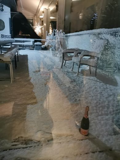 und Silvester auf der Terrasse