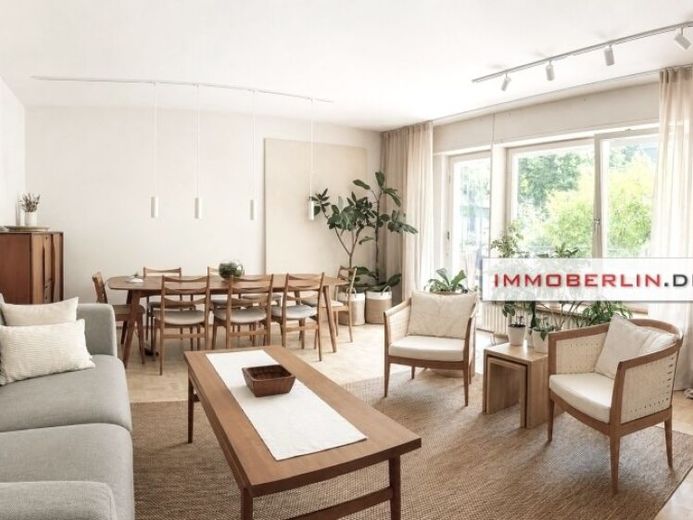 IMMOBERLIN.DE - Toplage! Großzügige hausähnliche Wohnung mit herrlicher Südostterrasse & Garage – Foto 1