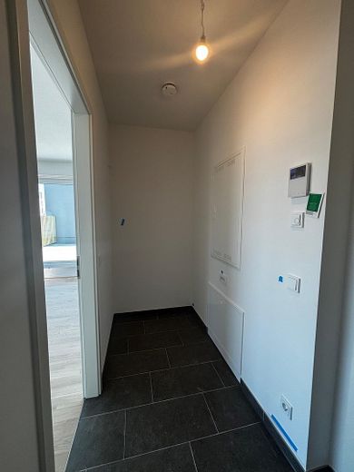 Prima occupazione | Appartamento di nuova costruzione con 2 locali, terrazza sul tetto e vista sulle Alpi – Flur