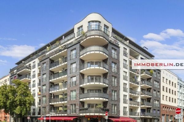 IMMOBERLIN.DE - Appartamento moderno con balcone esposto a sud-ovest in posizione eccellente in centro città (classe di efficienza energetica A)