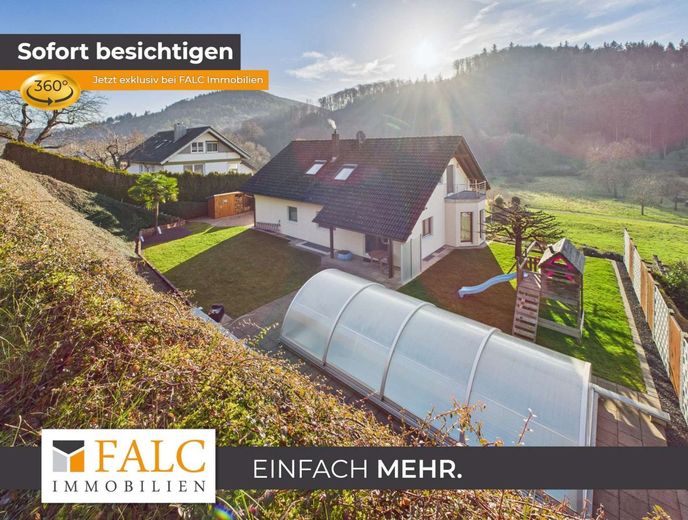Großzügiges Einfamilienhaus mit Einliegerwohnung und Pool in ruhiger Lage – Nord-West Ansicht
