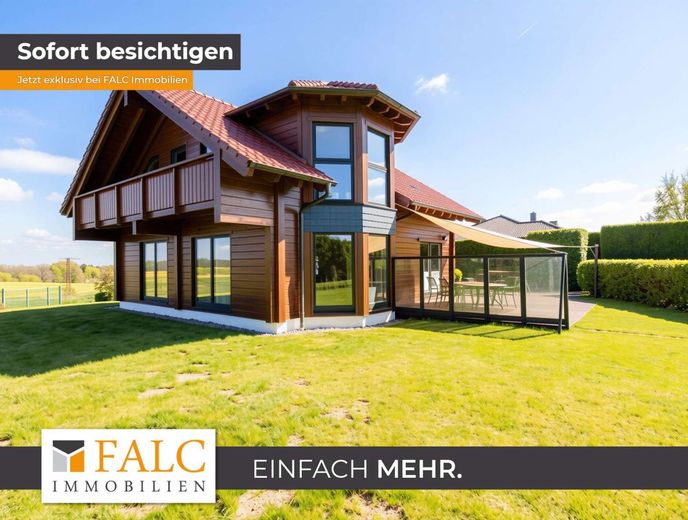 +++ Natur pur &amp; Design: Hochwertiges Fullwood-Wohnblockhaus mit Weitblick in Ostseenähe +++ – Titel