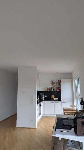 Stylish 1-room loft apartment with panoramic views and fitted kitchen – Küche