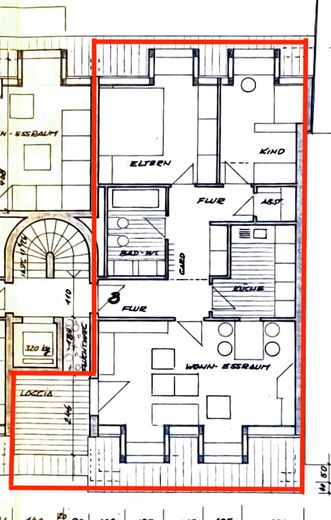 AB SOFORT barrierefrei, rollstuhlger, renov. 3ZKB, n. EBK, Aufzug, Dachloggia, VK City, Nähe Globus, – Grundriss 