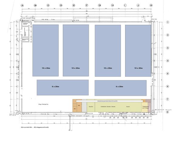 Mögliche Padel Ball Halle direkt vom Eigentümer zum Kauf oder Vermietung – Padelball-Plätze Innenbereich