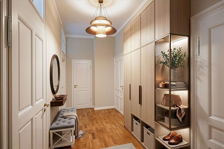 Elegante Altbauwohnung im Waldstraßenviertel - Erstbezug nach Sanierung - Provisionsfrei – Flur möbliert