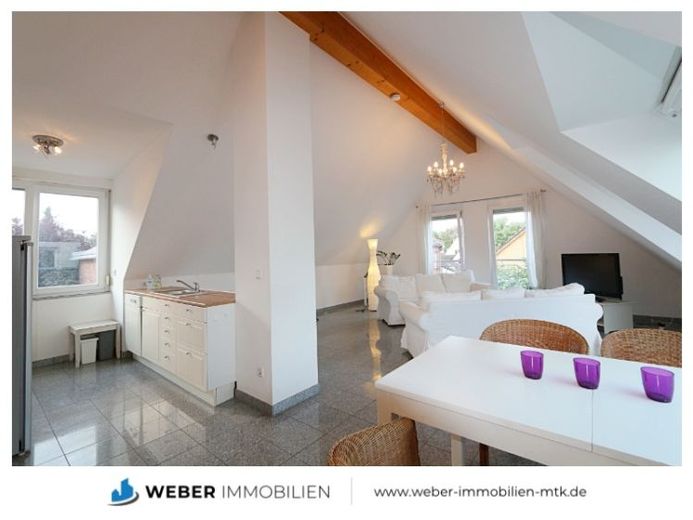 Vollmöblierte, moderne, lichtdurchflutete DG-Wohnung in ruhiger, grüner Wohnlage – Foto 1