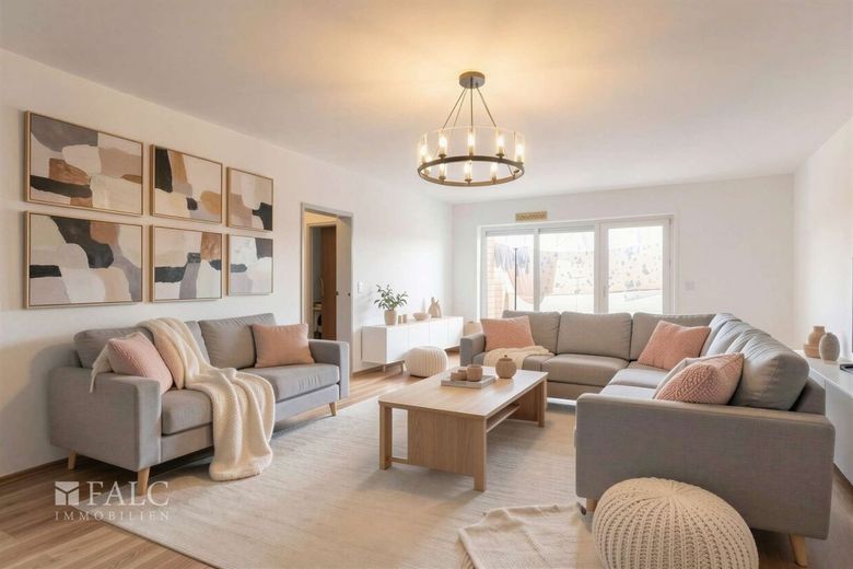 Kapitalanlage oder Zuhause: Helle 3-ZKB mit großer Loggia und Tiefgaragenstellplatz – Wohnen - so könnte es aussehen