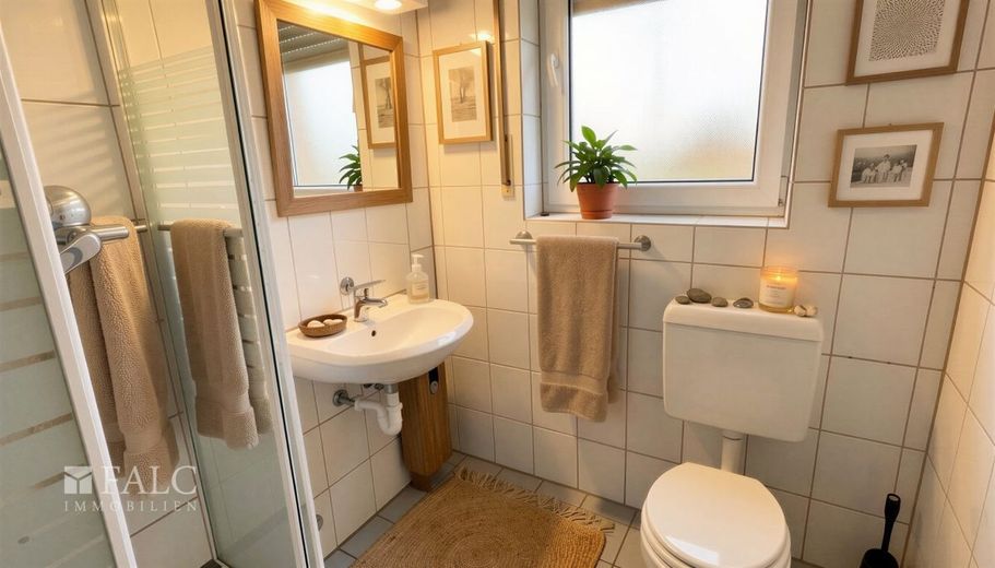 Helles Single‑Apartment mit guter Rendite – Badezimmer - (KI generiert)