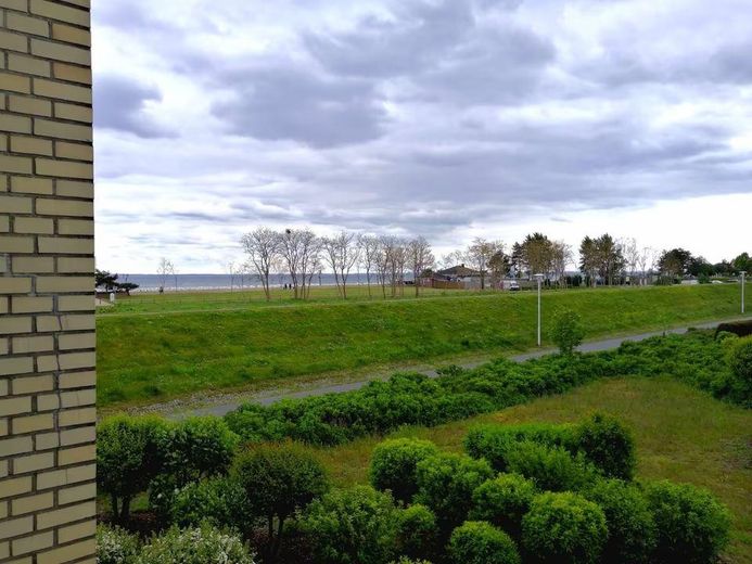 Gleich hinter dem Deich am neuen Dünenpark, 1 Zimmerwohnung – Blick vom Balkon