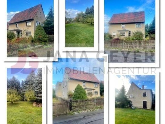 NOBITZ OT EHRENHAIN * GROOT PERCEEL met TWEEGEZINSHUIS * deels sanerings-/renovatiebehoevend * vrij, ontruimd en per direct beschikbaar – Foto 1