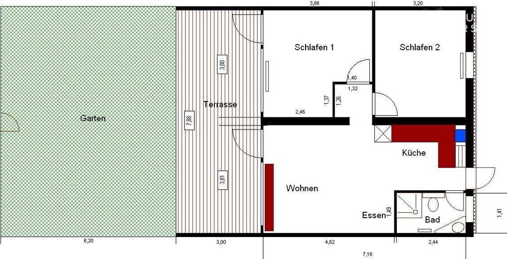 Wohnliches Ferienhaus in Cismar sucht neue Eigentümer! – Grundriss