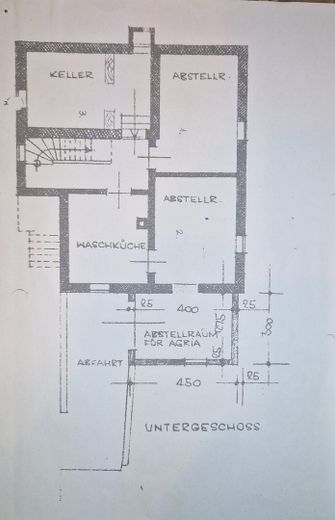 Rare perle immobilière dans un emplacement de premier choix, terrain à bâtir inclus – Grundriss UG