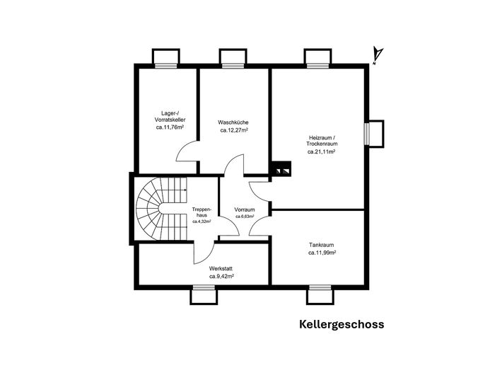 Grundriss Kellergeschoss