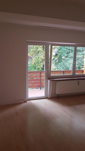 Wohnzimmer 30m2 mit Balkon