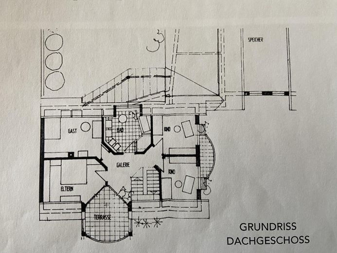 Charmantes Einfamilienhaus mit besonderem Wohnambiente – Grundriß Obergeschoß