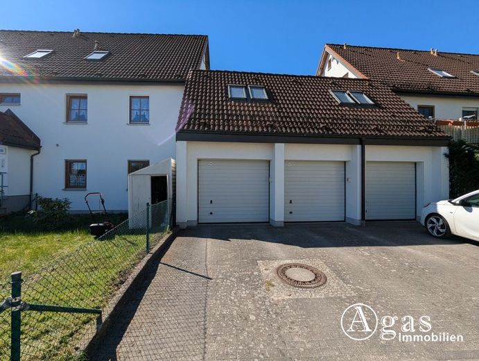4-Zi-Wohnung mit 2 Balkonen, Loggia und Garage in der beliebten Wohnanlage "Birkenhof" in Leegebruch – Ansicht Garagen