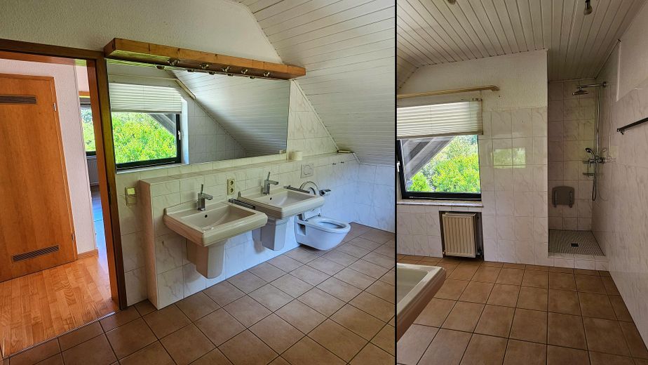 Arriver, respirer, profiter de la vie : vaste bonheur d’habiter en lisière de forêt - un refuge parfait – Bad