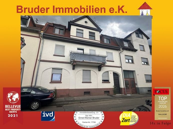 HD-Kirchheim: 4 ZKB, einzeln vermietet, Keller kein Denkmalschutz, keine K-Prov, – Foto 1